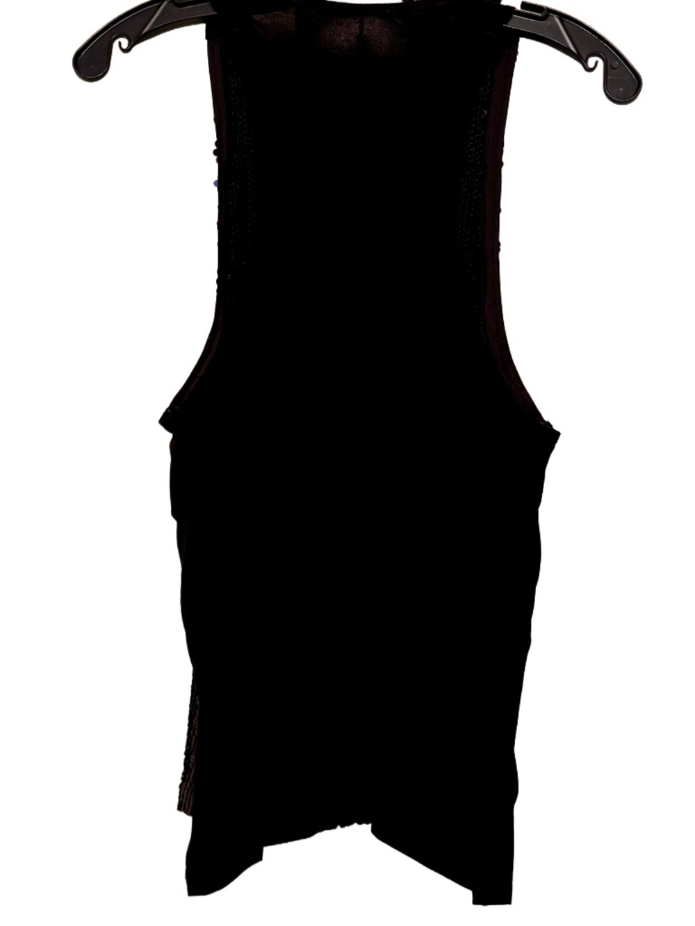 Elizabeth and James Marla Sequin Top Camo Blue & Black Tank size M - Picture 7 of 10